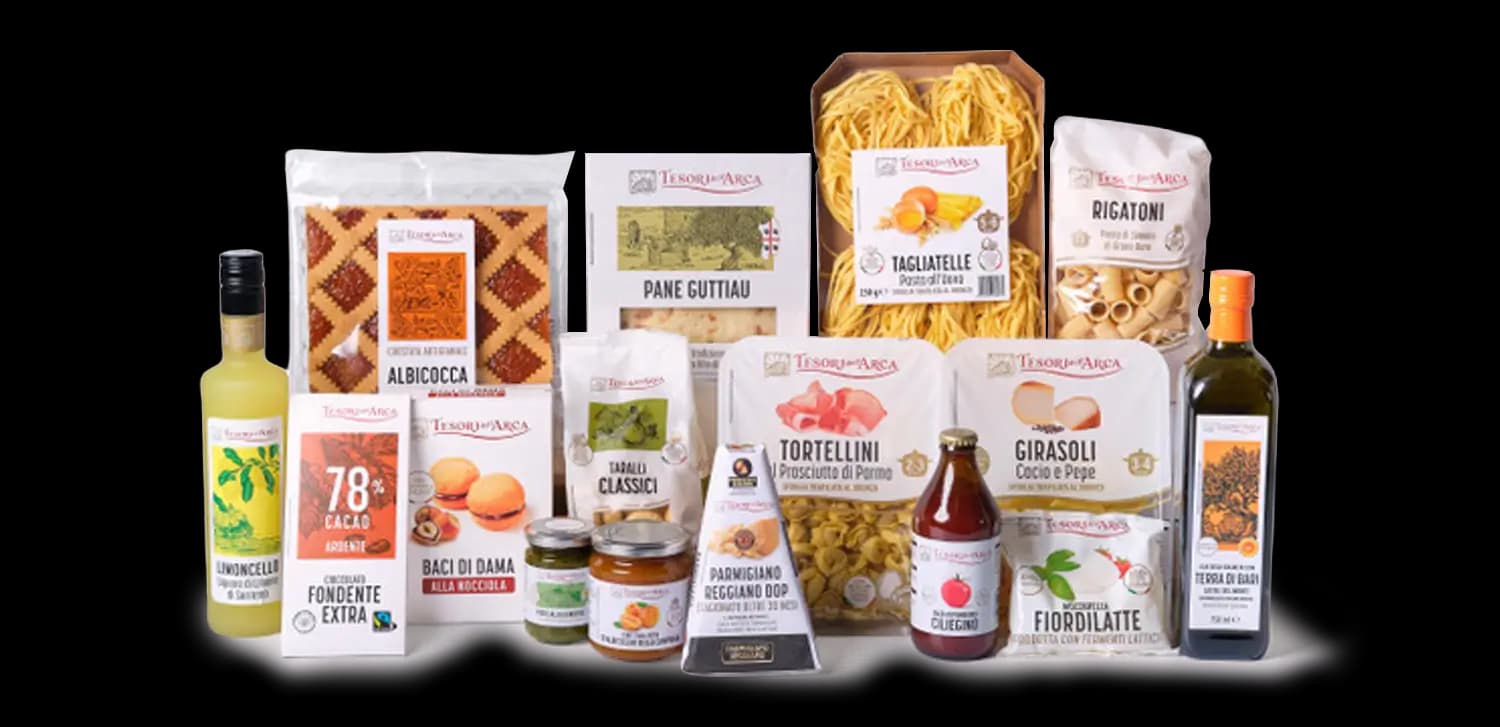Selezione prodotti Tesori dell'Arca