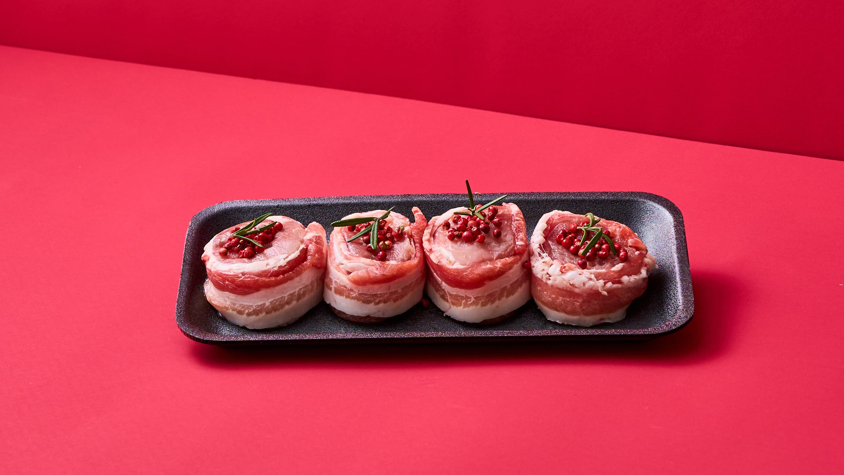 Filetto di Suino con bacche rosa e rosmarino con finocchi gratinati al parmigiano - 2