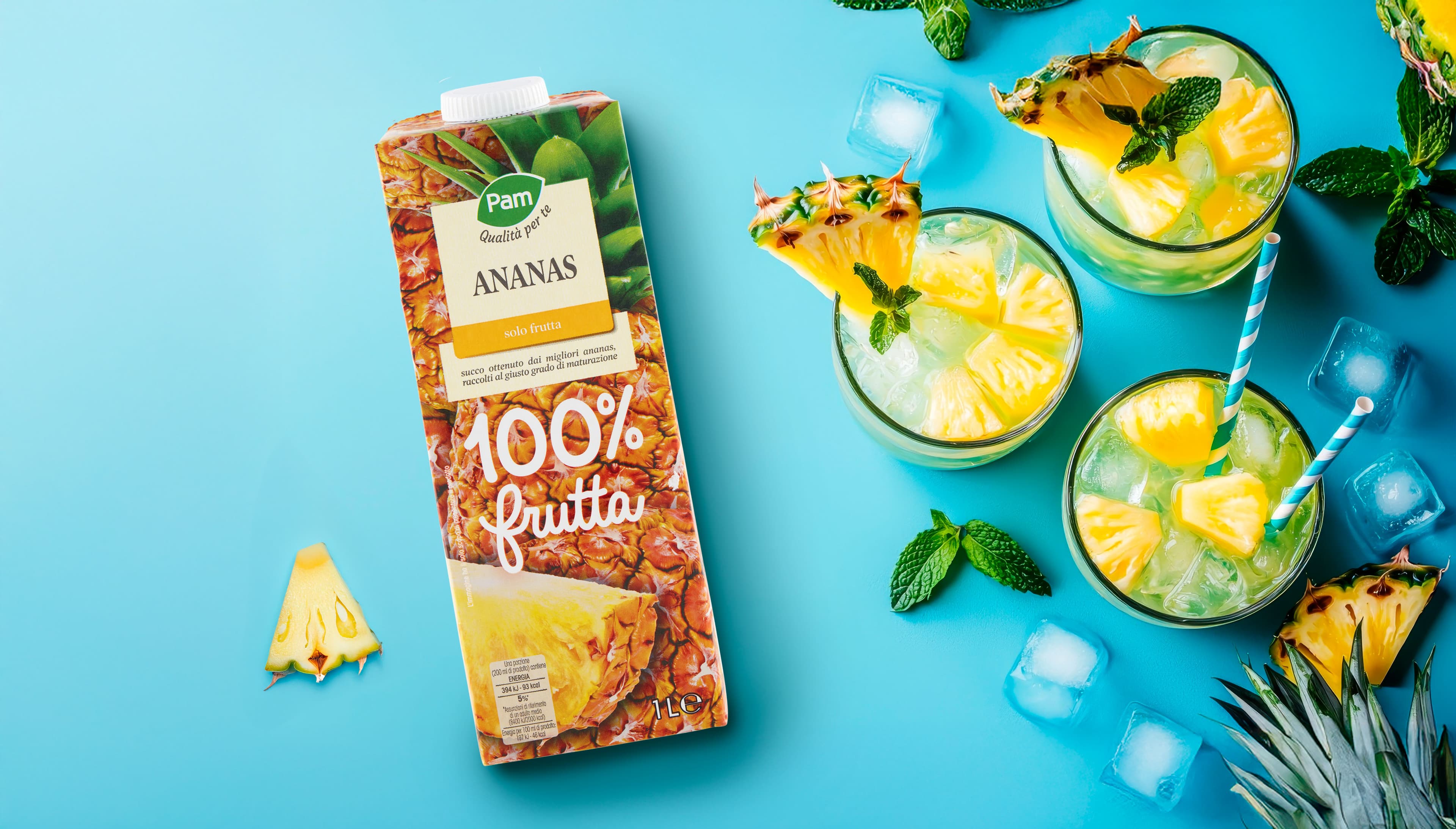 Mocktail Ananas e Menta