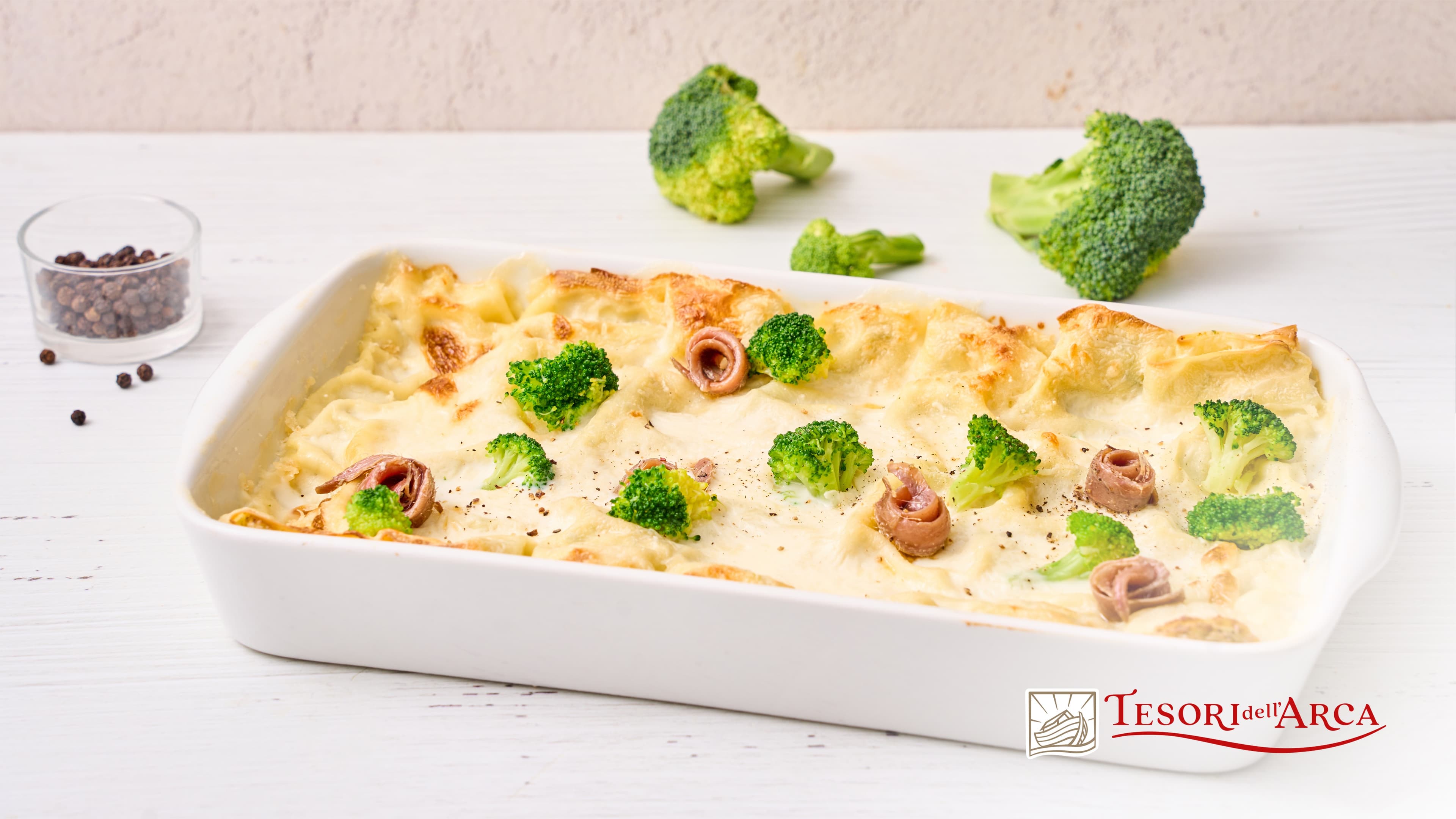 Crespelle di lasagne con ricotta, broccoli e acciughe al peperoncino - 2