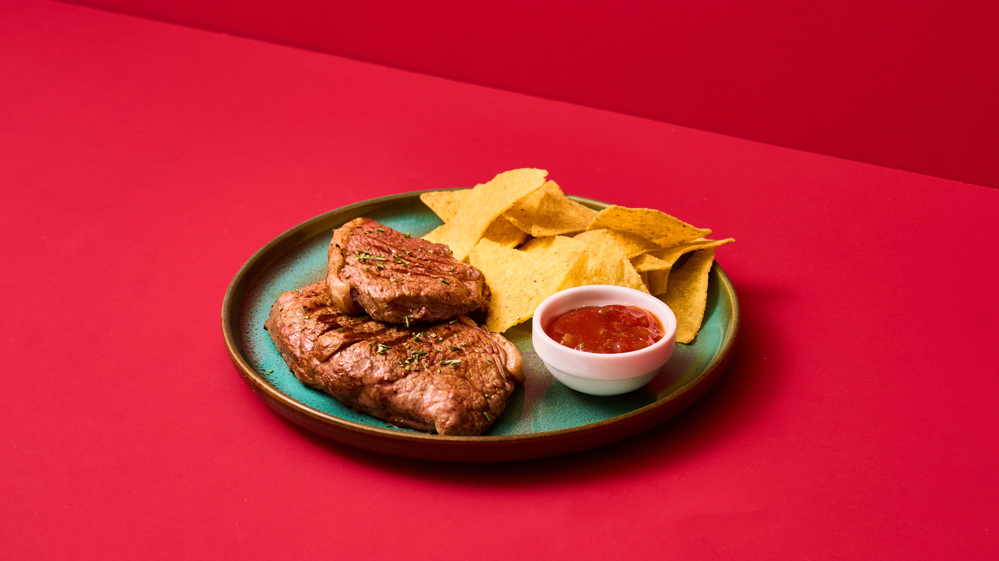 Picanha mexico con nachos e salsa messicana - 1