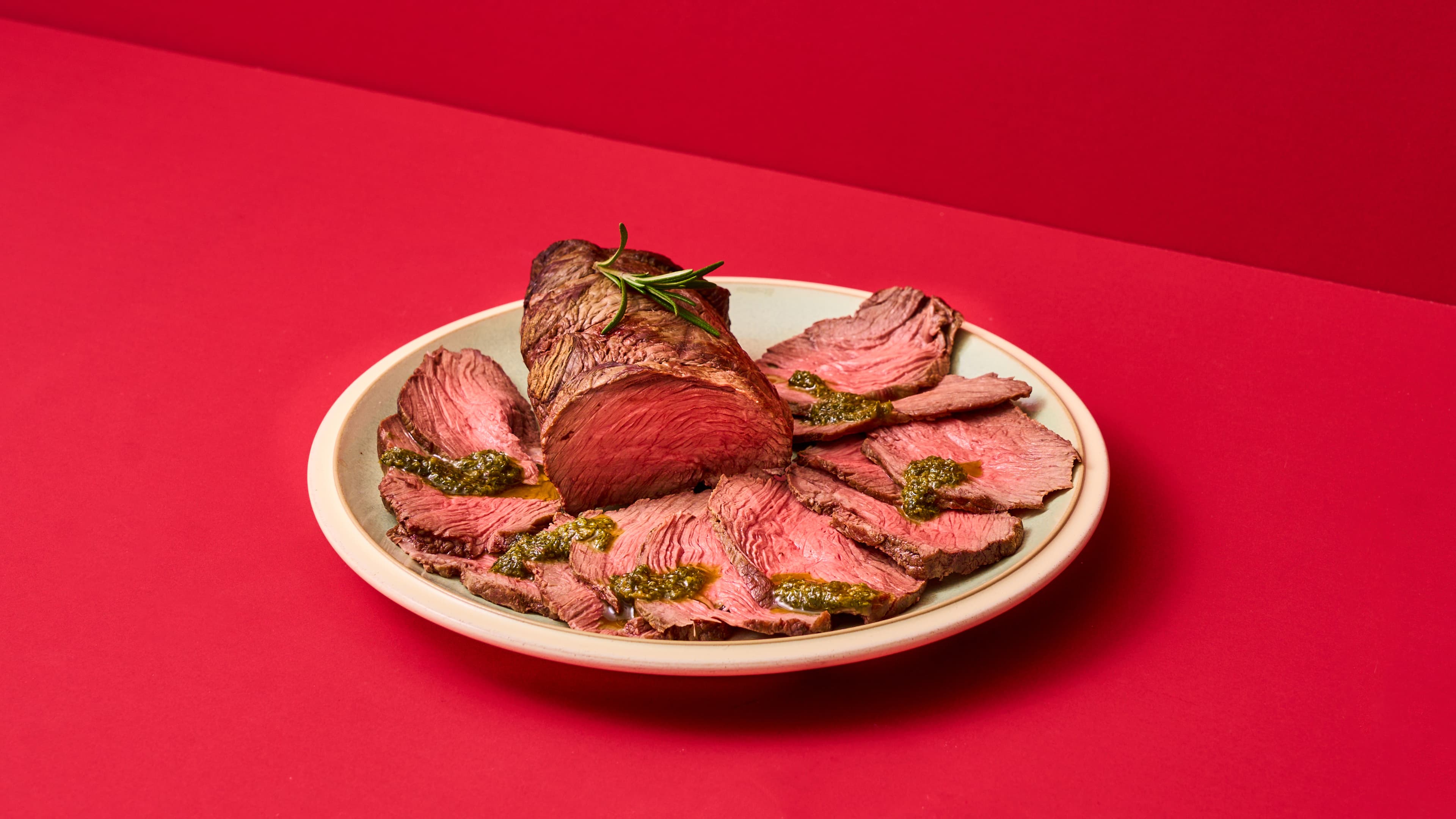 Polpa per roastbeef con rosmarino e salsa verde - 1