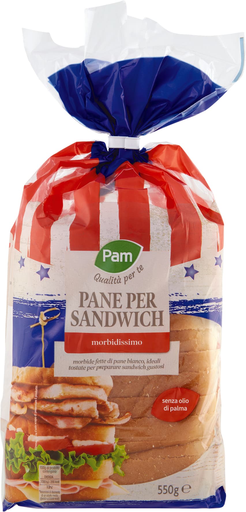 Pane per sandwich PAM