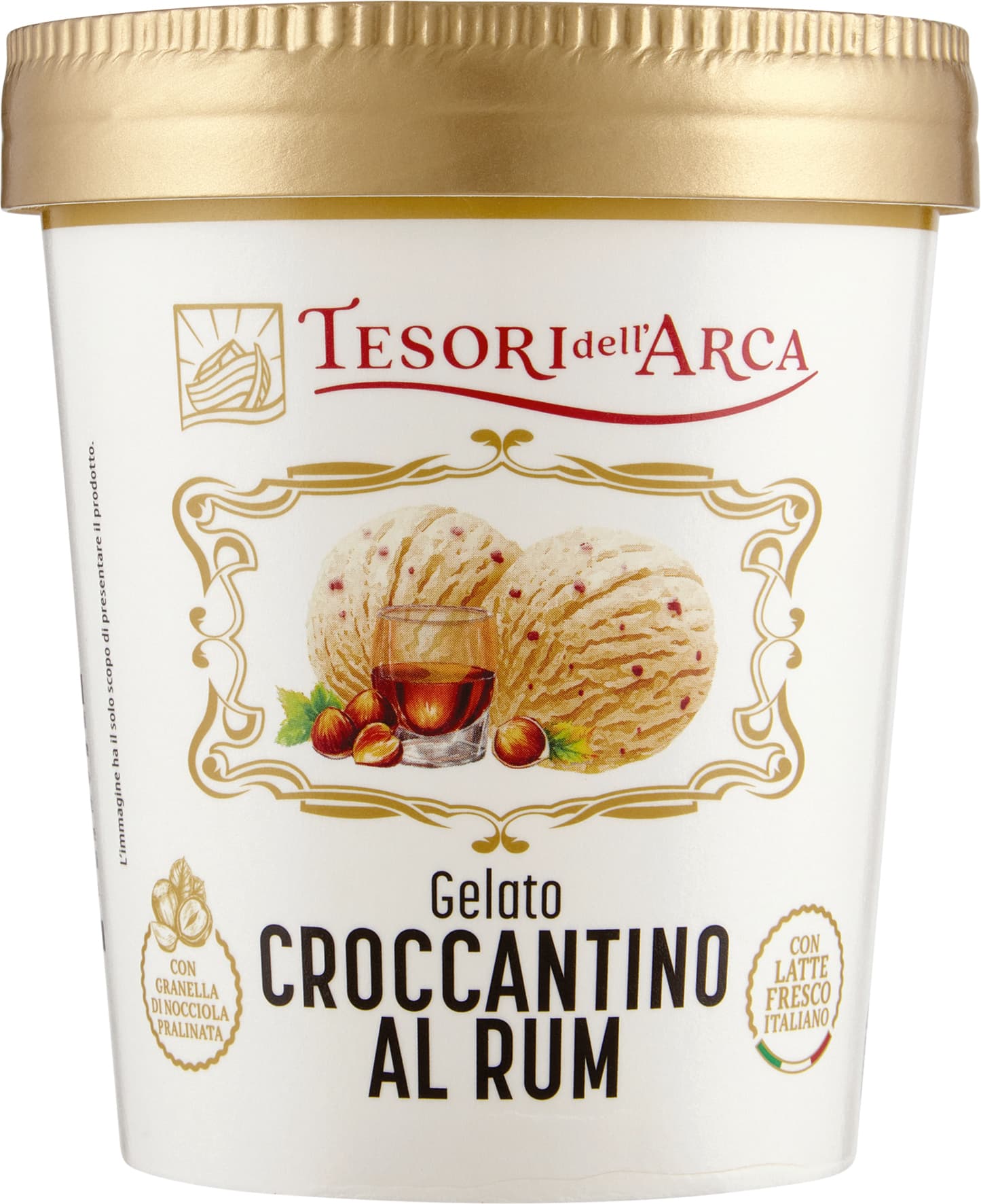Tesori dell'arca - gelato croccantino al rum