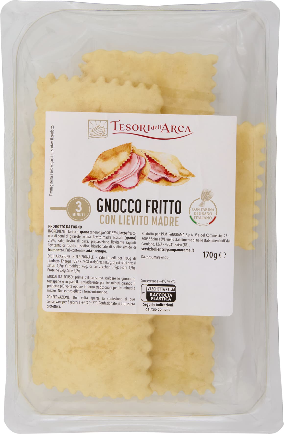 Gnocco fritto - tesori dell'arca