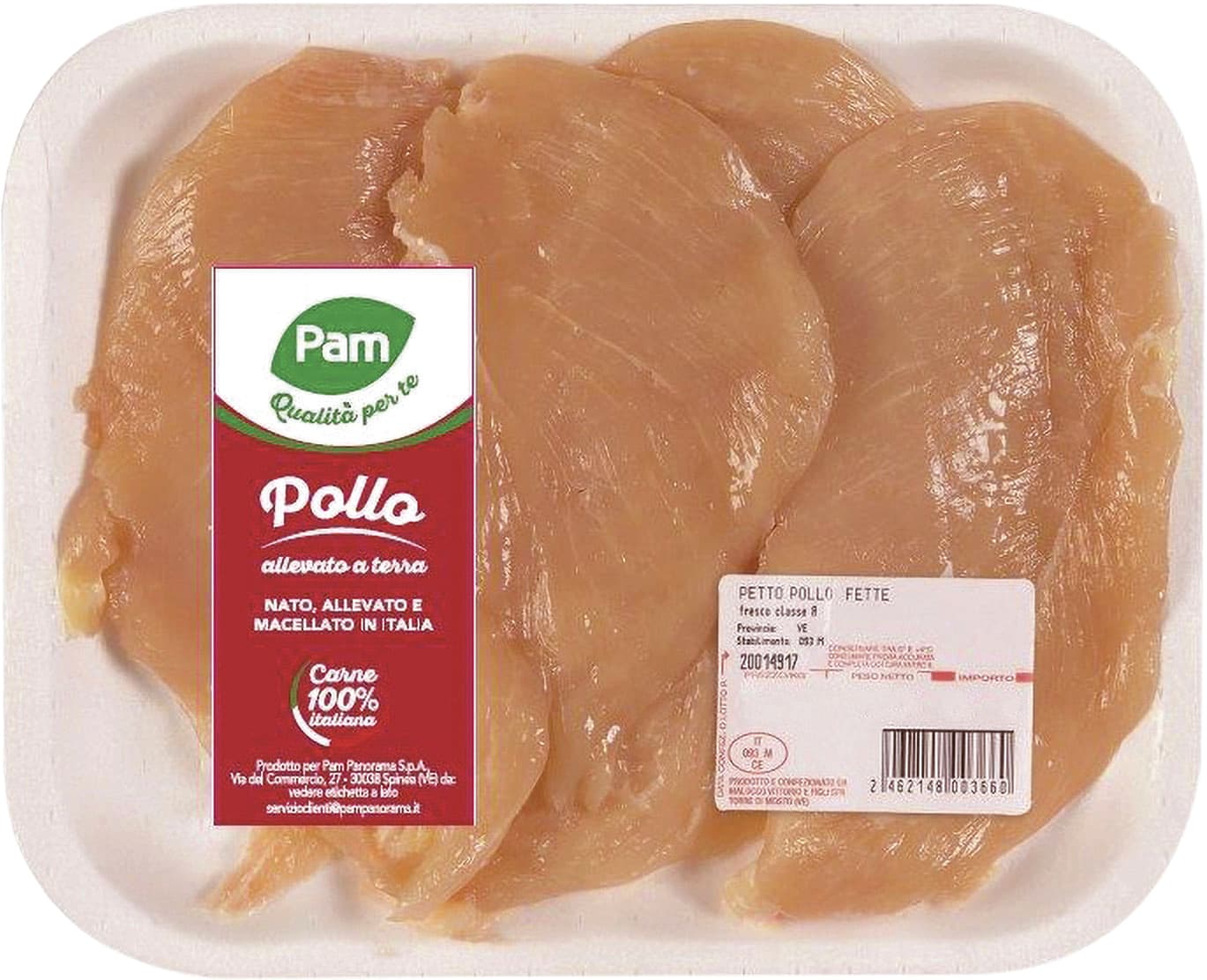 Petto di pollo a fette PAM