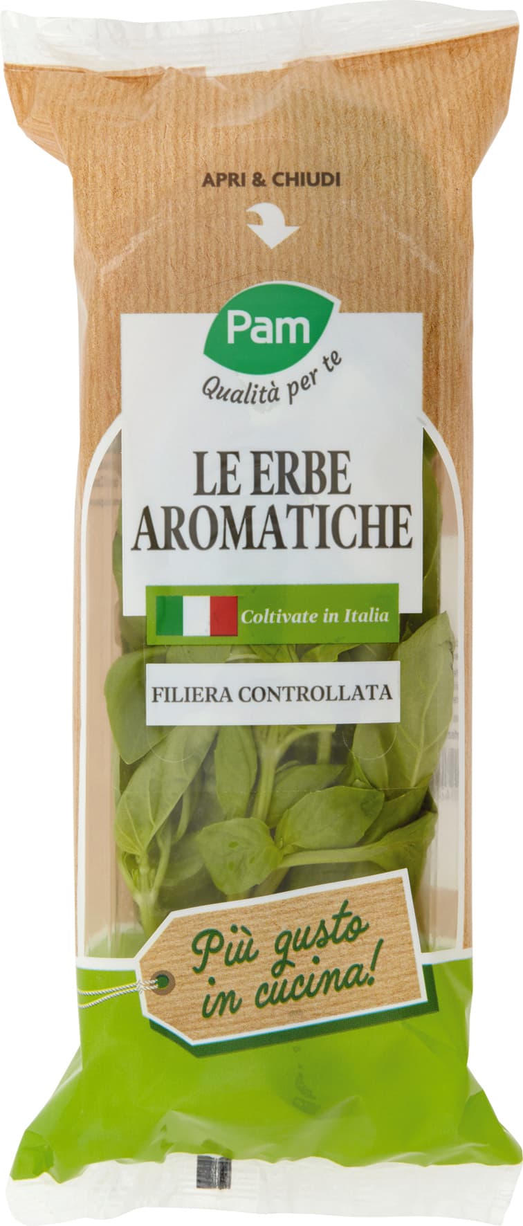 Foglie di basilico fresco PAM