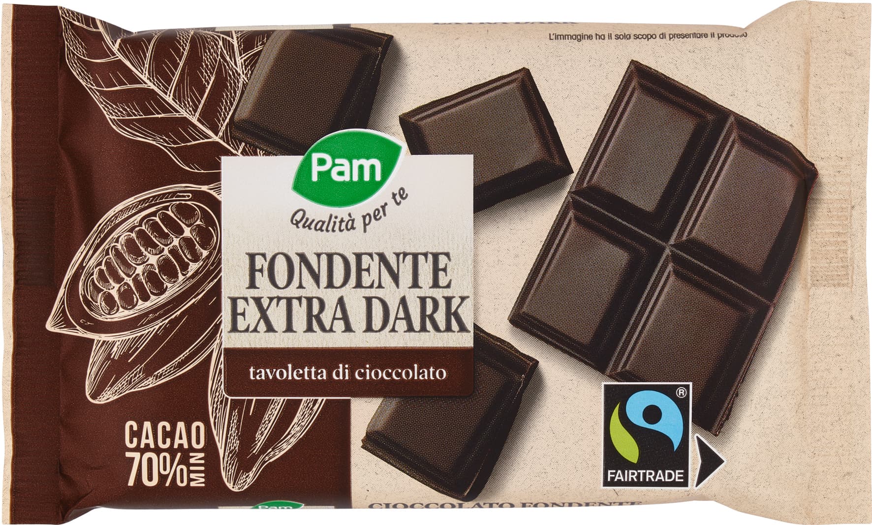Cioccolato fondente 70% PAM