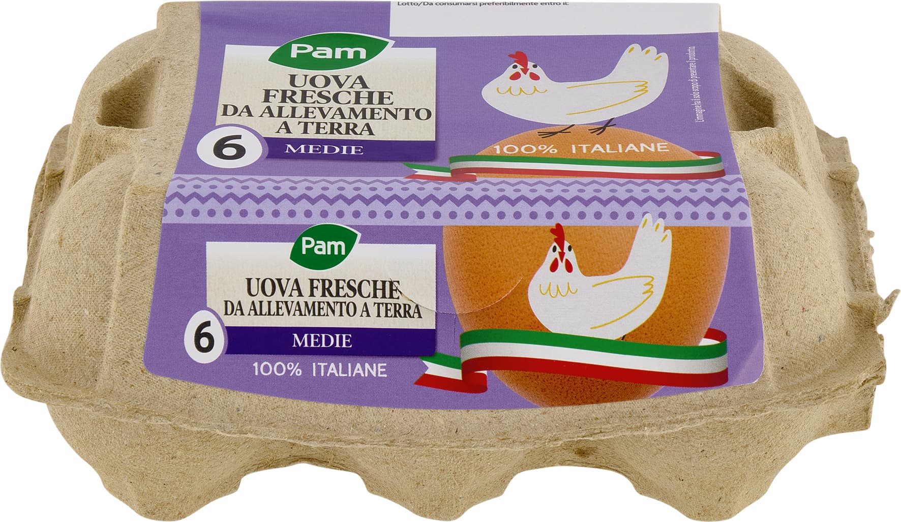 Uovo da allevamento a terra PAM