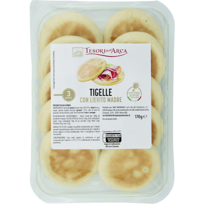 TESORI DELL'ARCA Tigelle con Lievito Madre 170 g