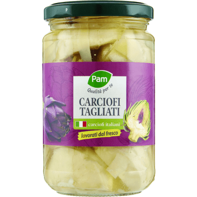 PAM PANORAMA Carciofini Tagliati all'Olio di Semi di Girasole 280 g