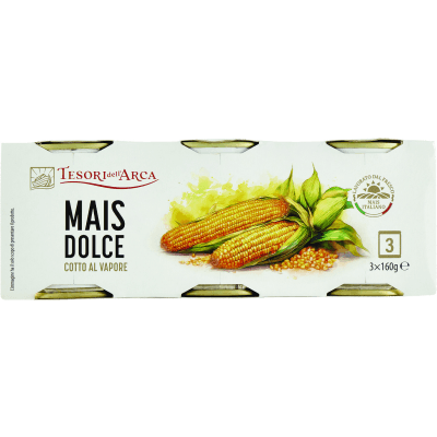 TESORI DELL'ARCA Mais Dolce 3 x 160 g