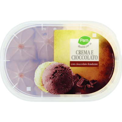 PAM PANORAMA Gelato alla Crema e Cioccolato 500 g