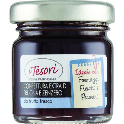 I TESORI Confettura Extra di Prugna e Zenzero 42 g