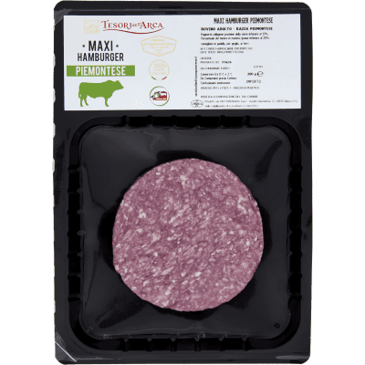 Tesori dell'Arca Maxi Hamburger Piemontese 200 g
