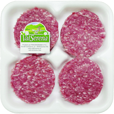 4 hamburger di suino ValSerena 400 g