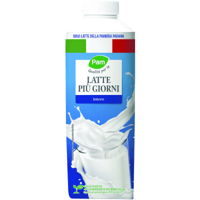 Latte intero microfiltrato “più giorni” PAM 1 l