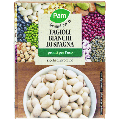 PAM Qualità per te Fagioli Bianchi di Spagna 380 g