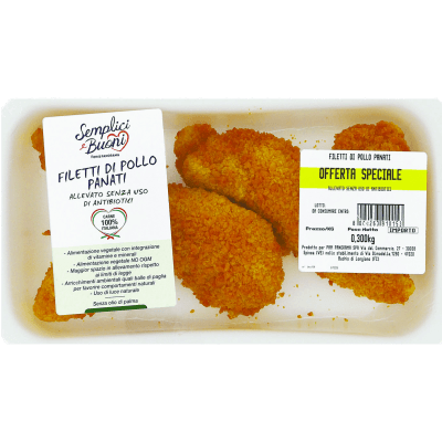 Filetto di pollo panato