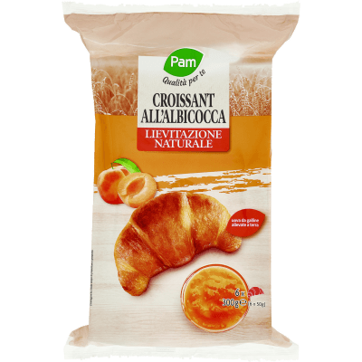 PAM Qualità per te Croissant all'Albicocca 6 x 50 g