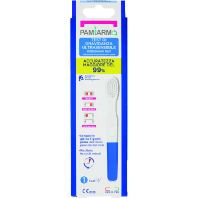 PAMFARMA Test di Gravidanza Ultrasensibile midstream test 1 pz