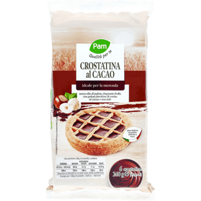 PAM PANORAMA Crostatina al cacao 240g (40g x 6)