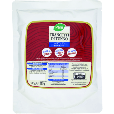 PAM Trancetti di Tonno all'Olio di Oliva 300 g