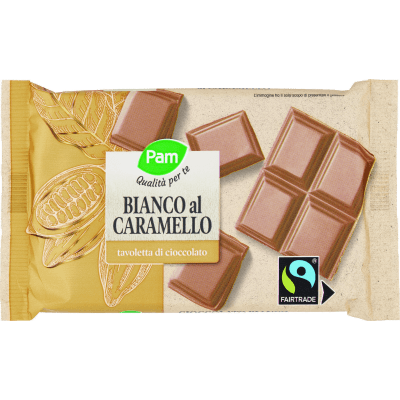 PAM Qualità per te Bianco al Caramello tavoletta di cioccolato 100 g