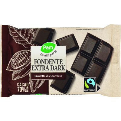 PAM Qualità per te Fondente Extra Dark tavoletta di cioccolato 100 g