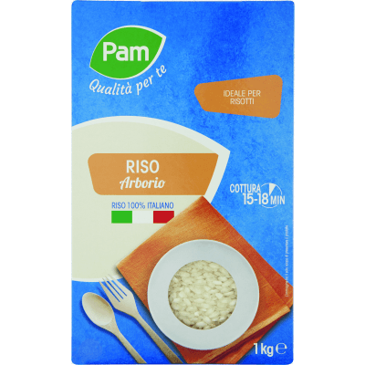 PAM Qualità per te Riso Arborio 1 kg