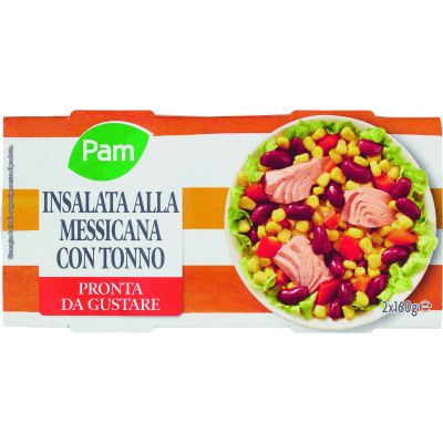 PAM Insalata alla Messicana con Tonno 2 x 160 g