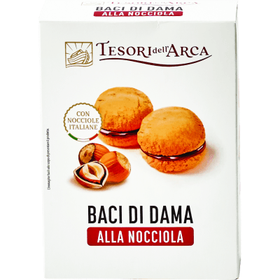 Tesori dell'arca baci di dama alla nocciola 150 g