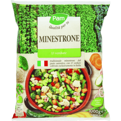 PAM PANORAMA Minestrone surgelato 1 kg
