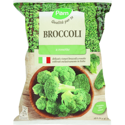 PAM PANORAMA Broccoli surgelati 450 g