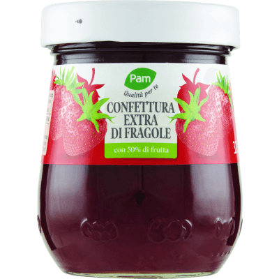 PAM Qualità per te Confettura Extra di fragole 320 g