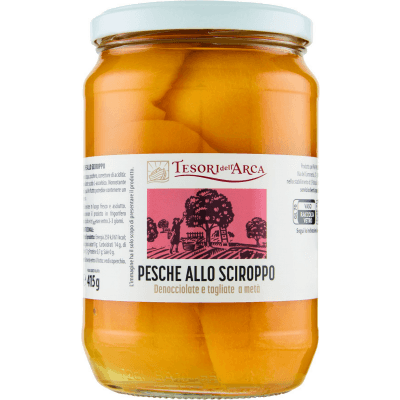 TESORI DELL'ARCA Pesche allo Sciroppo 680 g