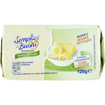 SEMPLICI E BUONI Senza Lattosio Burro 125 g