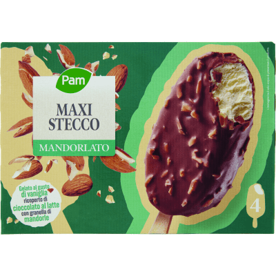 PAM Maxi Stecco Mandorlato 4 x 80 g