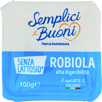 SEMPLICI E BUONI Senza Lattosio Robiola alta digeribilità 100 g