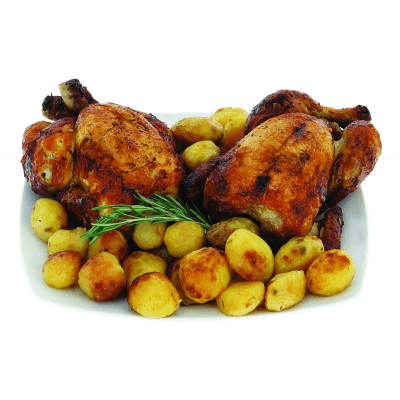 2 polli+patate forno