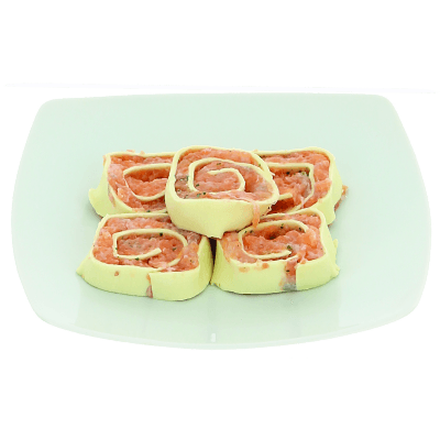 Medaglioni salmone e merluzzo nordico in crosta