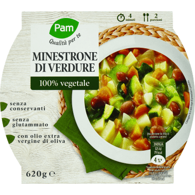 I TESORI Minestrone di Verdure 620 g