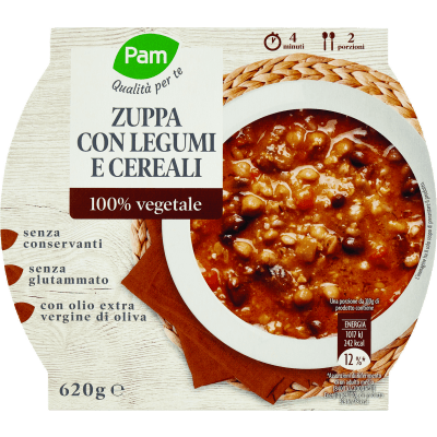 I TESORI Zuppa Cereali e Legumi 620 g