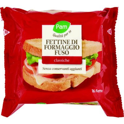 PAM PANORAMA Fettine Formaggio Fuso 16 pezzi 400 g