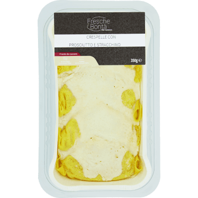 FRESCHE BONTA' Crespelle Prosciutto Cotto e Stracchino 350 g