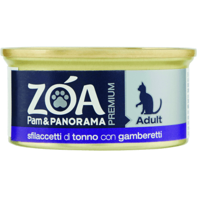 ZOA PREMIUM Adult sfilaccetti di tonno con gamberetti 70 g
