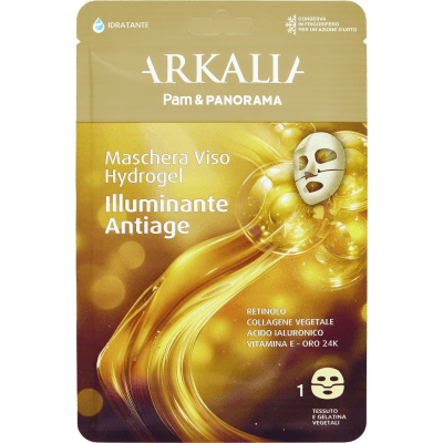 ARKALIA Maschera Viso Hydrogel Illuminante Antiage 1 pz