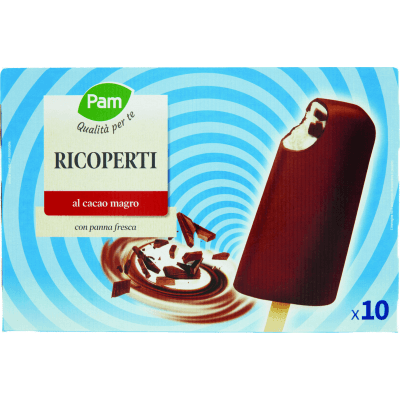 PAM Qualità per te Ricoperti al cacao magro 10 x 50 g