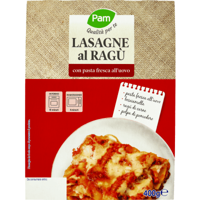 PAM Qualità per te Lasagne al ragù 400 g