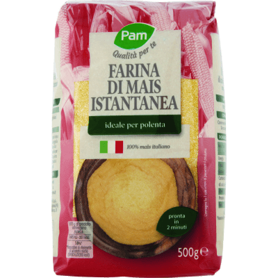 PAM Qualità per te Farina di Mais Istantanea 500 g